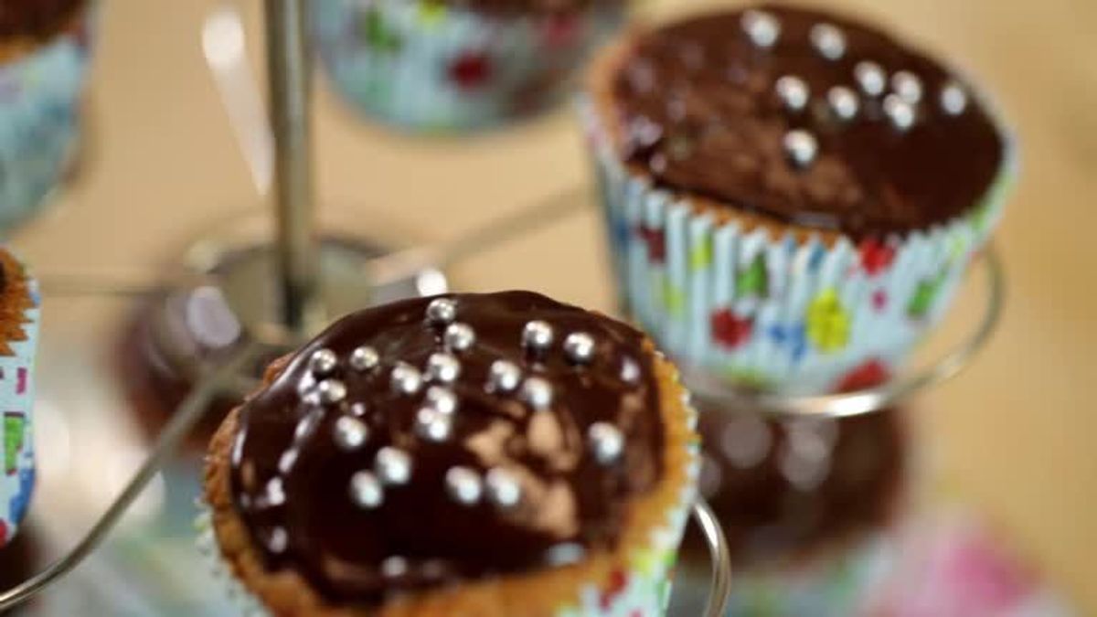 Cupcake mit Schokocreme: Das Rezept zum Nachbacken