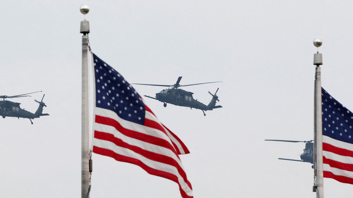 Parade trotz Proteste: Trump spaltet USA