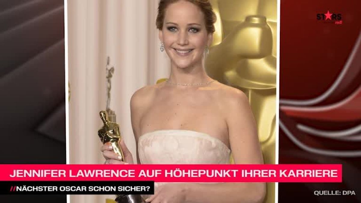 Jennifer Lawrence auf dem Höhepunkt ihrer Karriere