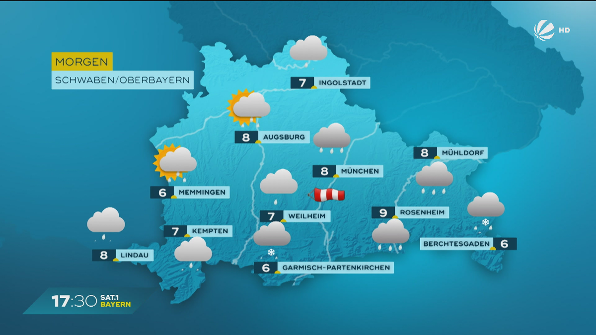 Das Bayern-Wetter vom 05.06.2024: Erstmal kein Schnee