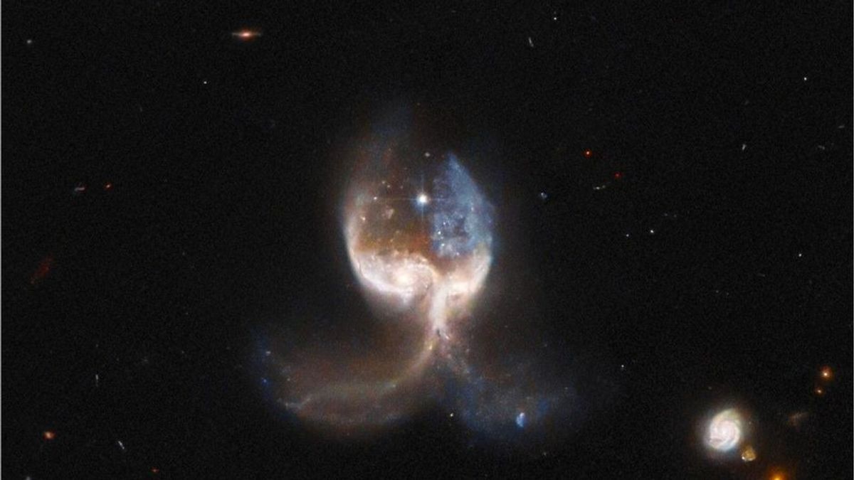 Tanz der Galaxien: Hubble-Teleskop fotografiert „Engelsflügel“ im Weltall