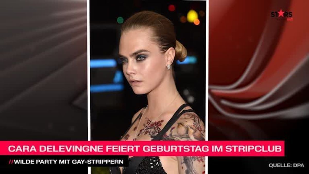 Cara Delevingne feiert Geburtstag im Stripclub