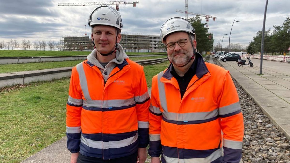 Bauarbeiter in Lebensgefahr – BG Bau Dortmund