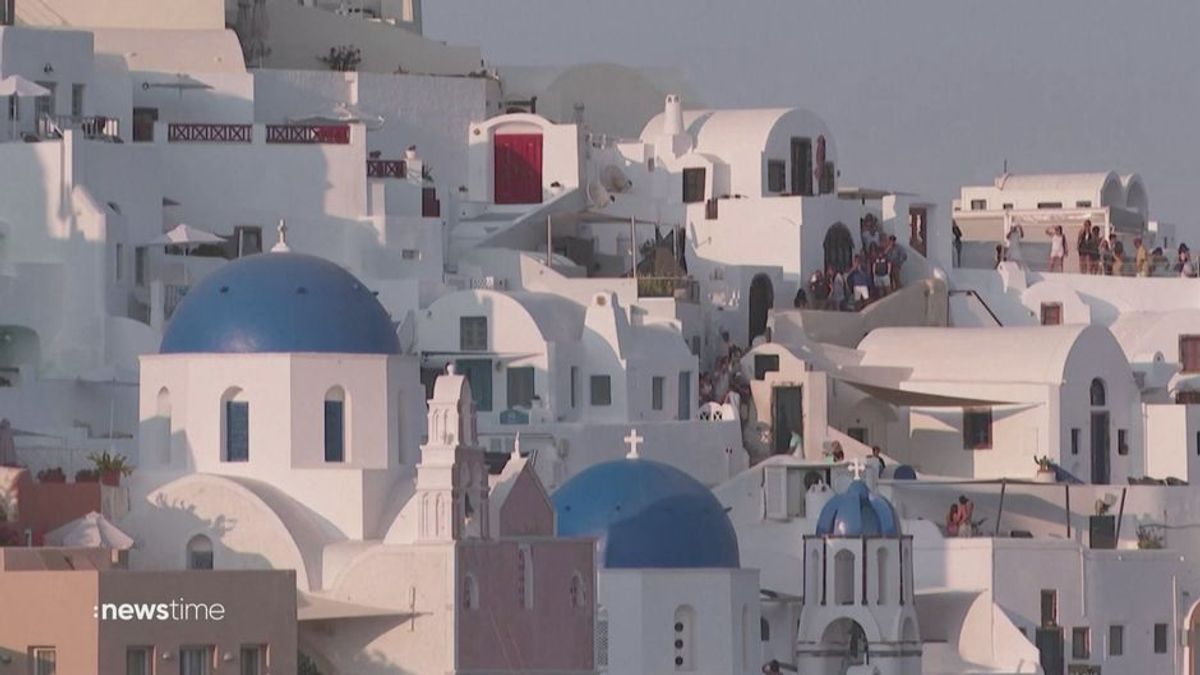 3,4 Millionen Urlauber: Die Insel Santorini überfordert durch Massentourismus