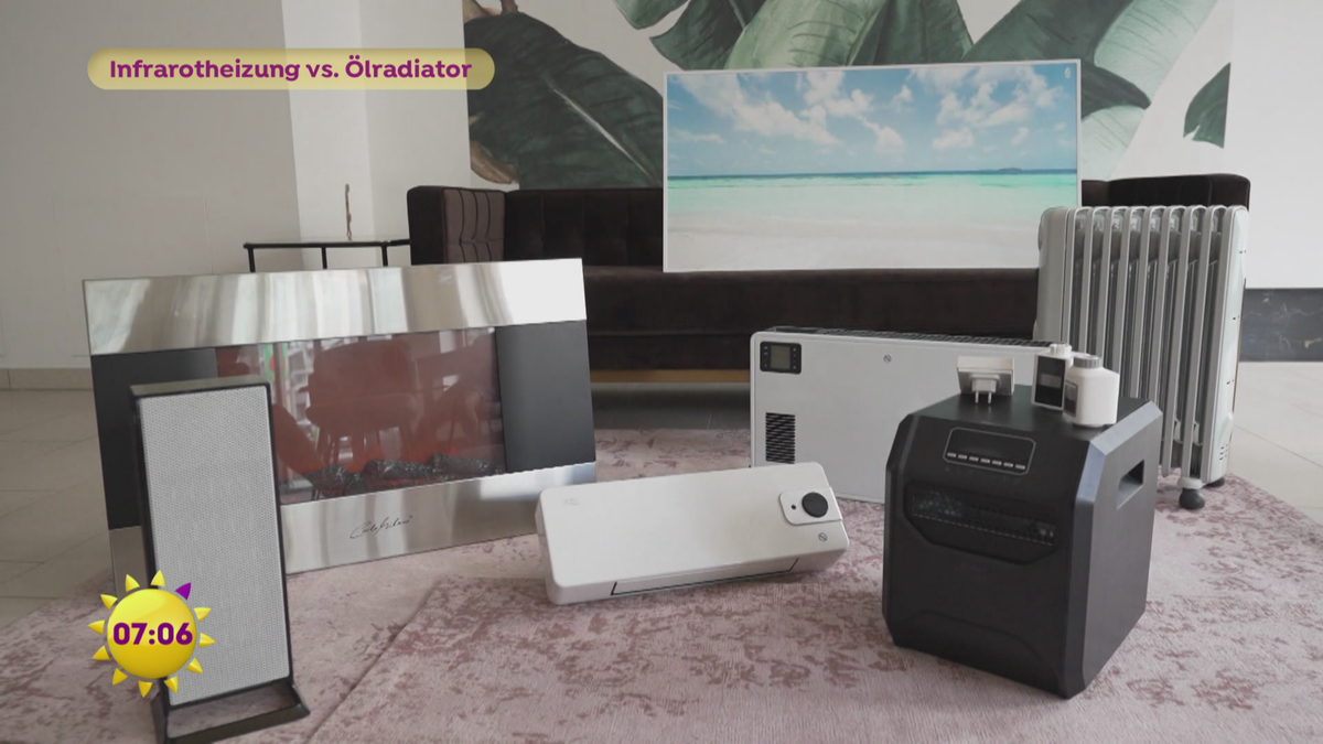 Infrarotheizung vs. Ölradiator