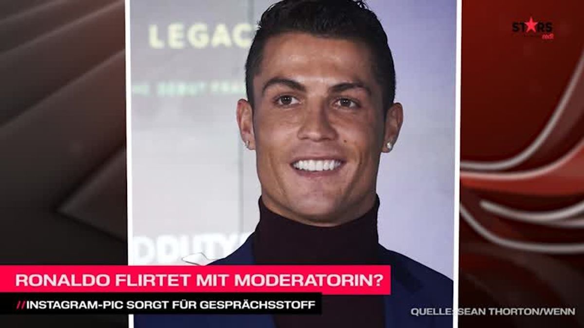 Ronaldo - was läuft da mit dieser deutschen Moderatorin?