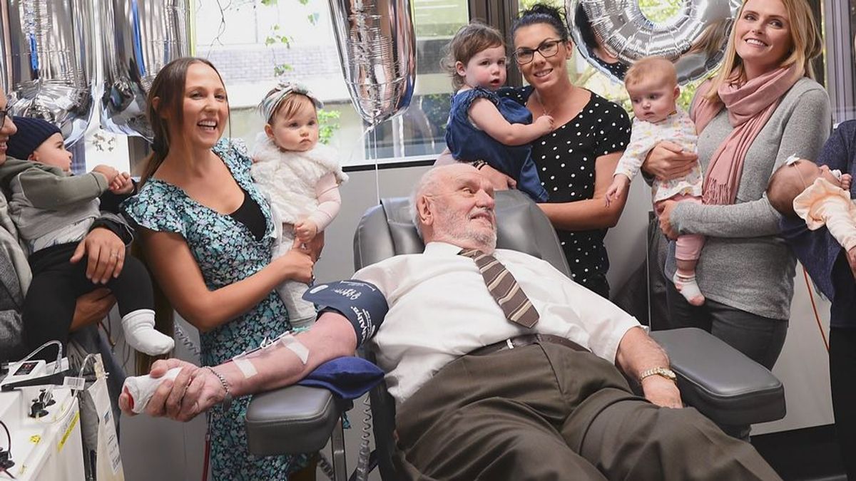 Stranger than Fiction: Australier rettet 2 Millionen Babys durch Blutspenden