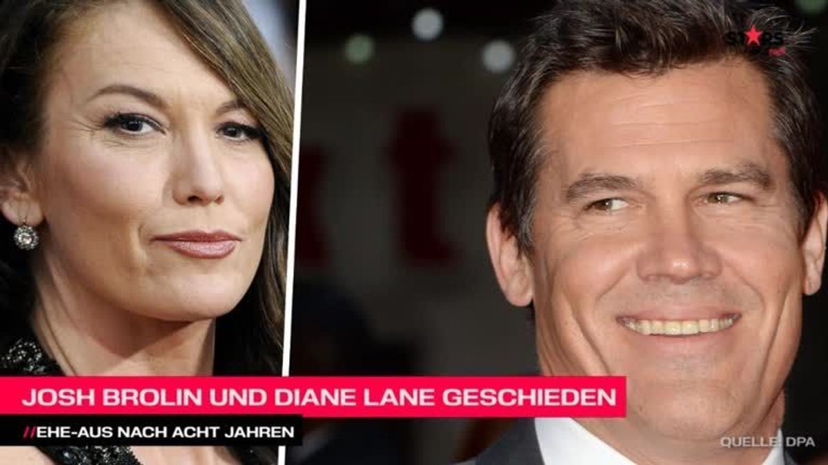Josh Brolin und Diane Lane sind geschieden