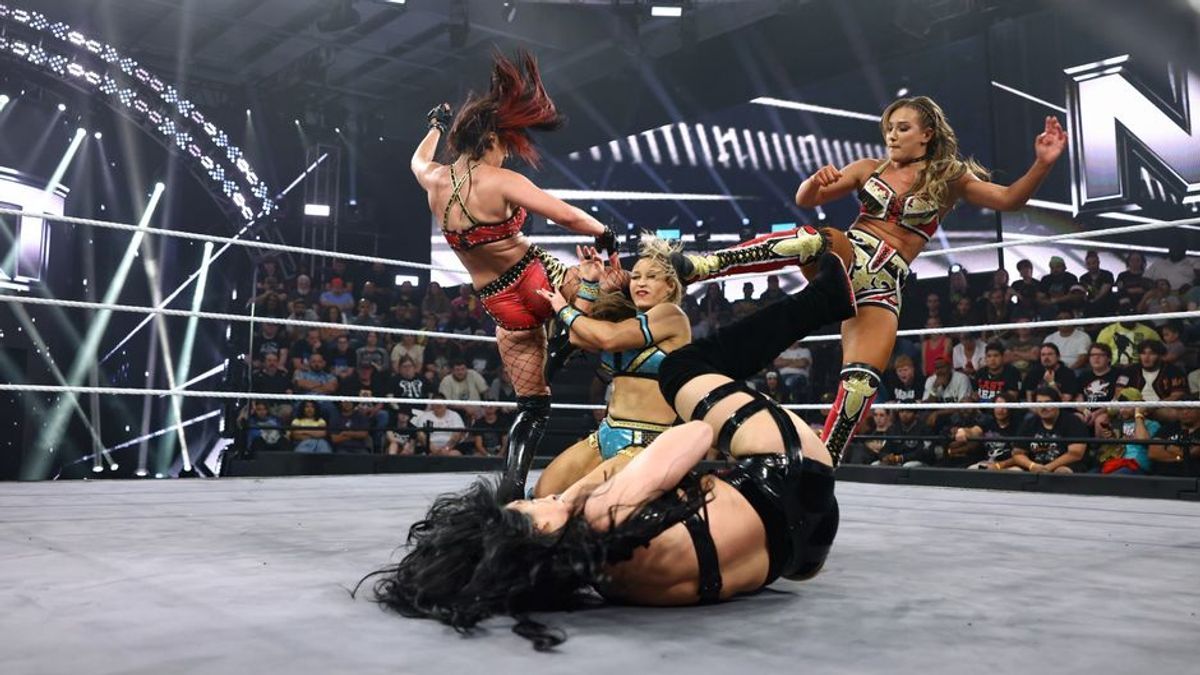 Stephanie Vaquer und Jordynne Grace vs. Fallon Henley und Jacy Jayne
