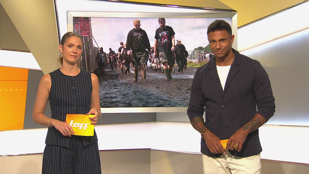 Nach Unwetter: Wacken-Besucher trotzen dem Schlamm