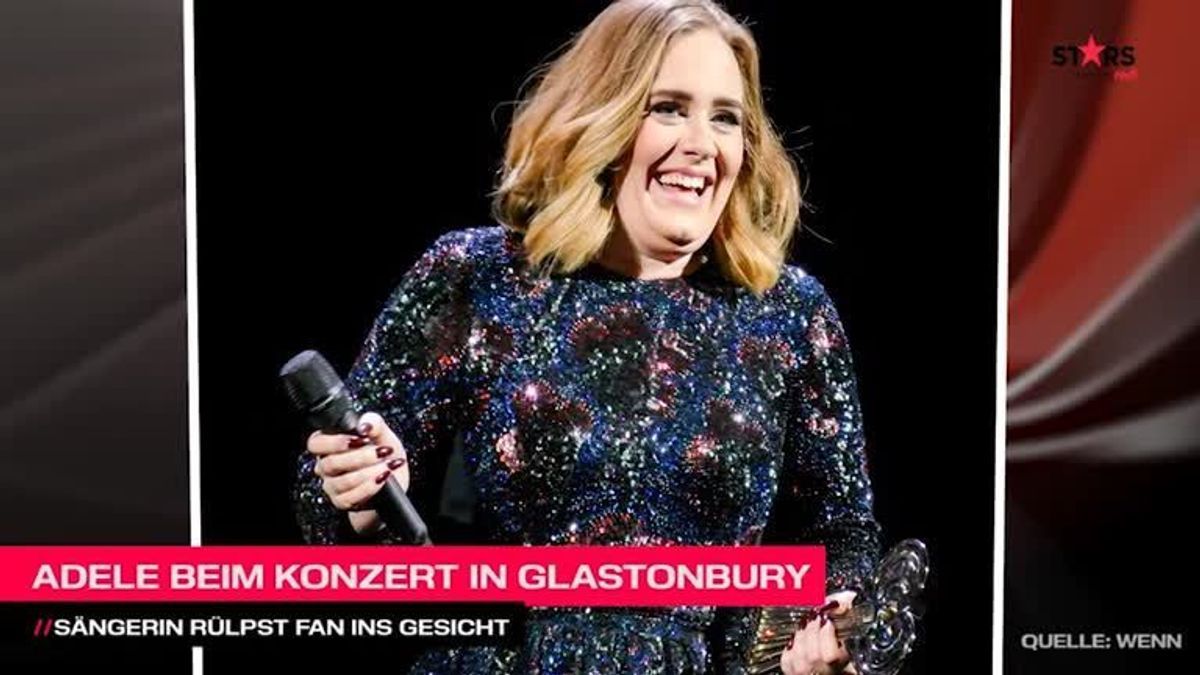 Mit dieser Aktion schockte Adele einen Fan beim Glastonbury Festival