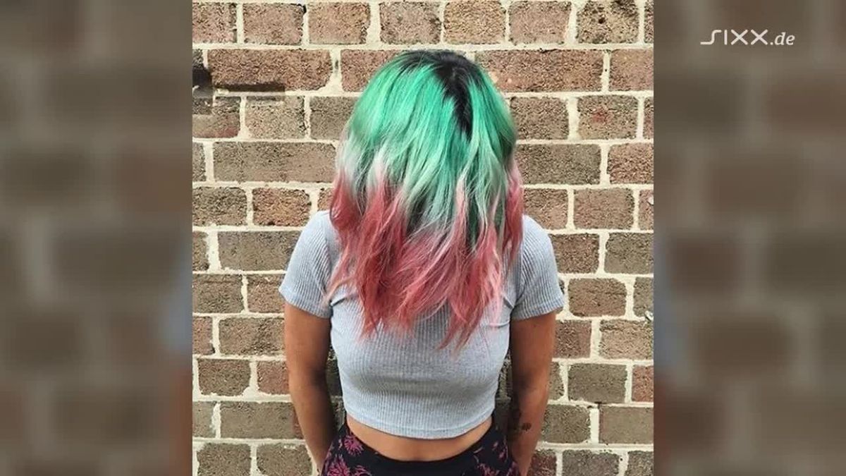 Neuer Trend Wassermelonen Haare