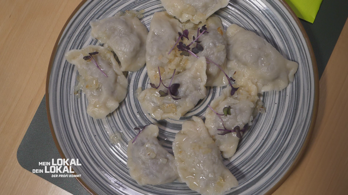 Polnische Ravioli mit Wildschweinfleisch