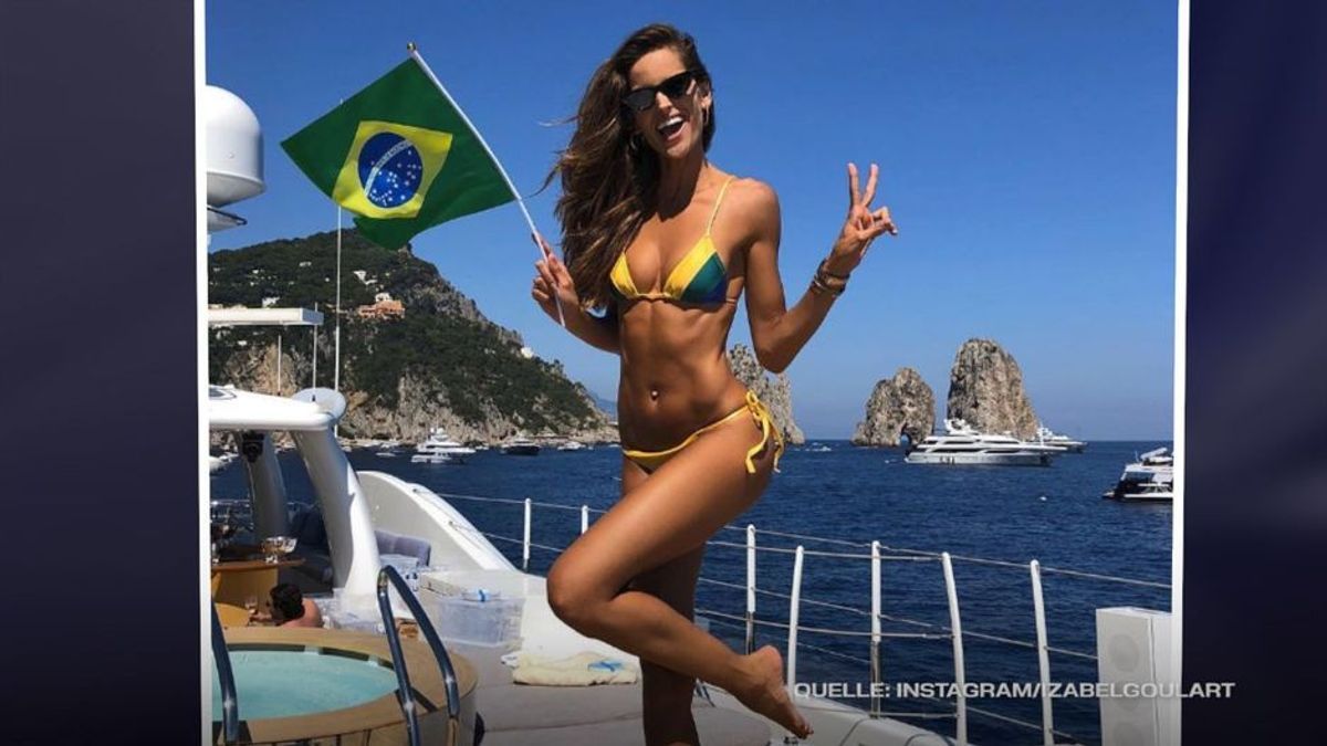 Nackt-"Bikini": So heiß feierte Kevin Trapps Freundin, Izabel Goulart, Karneval