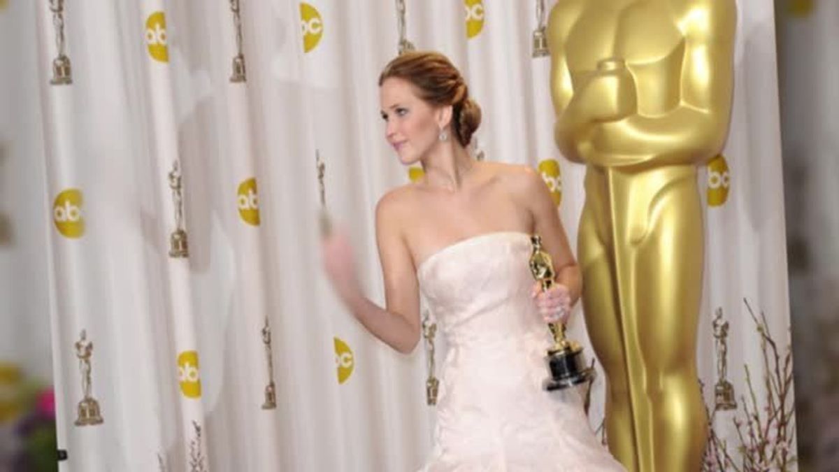 Oscar ®: Jennifer Lawrence' Mittelfinger