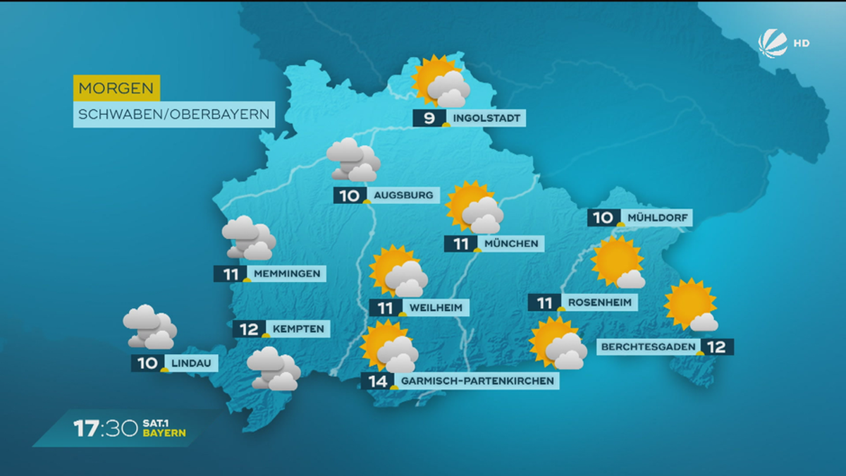 Das Bayern-Wetter vom 21.02.2025: Sonniges Wochenende im Freistaat