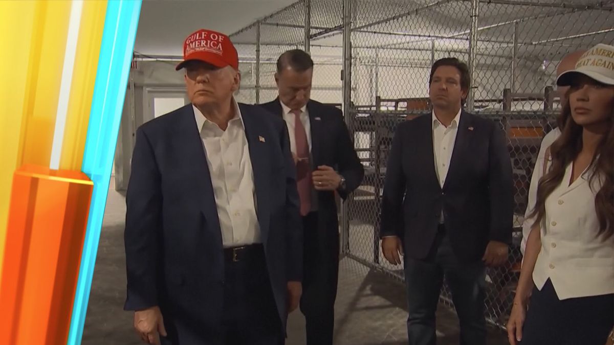 Trump eröffnet umstrittenes Abschiebegefängnis