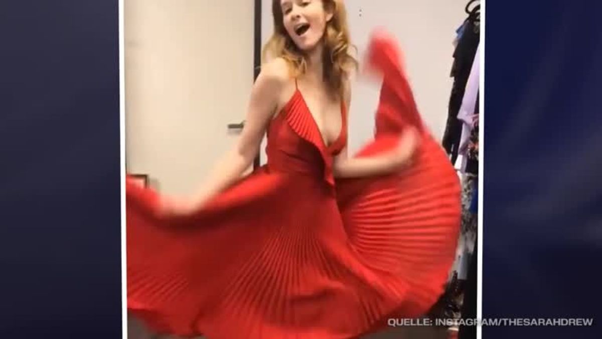 „Grey's Anatomy“-Star Sarah Drew mit Mega-Dekolleté