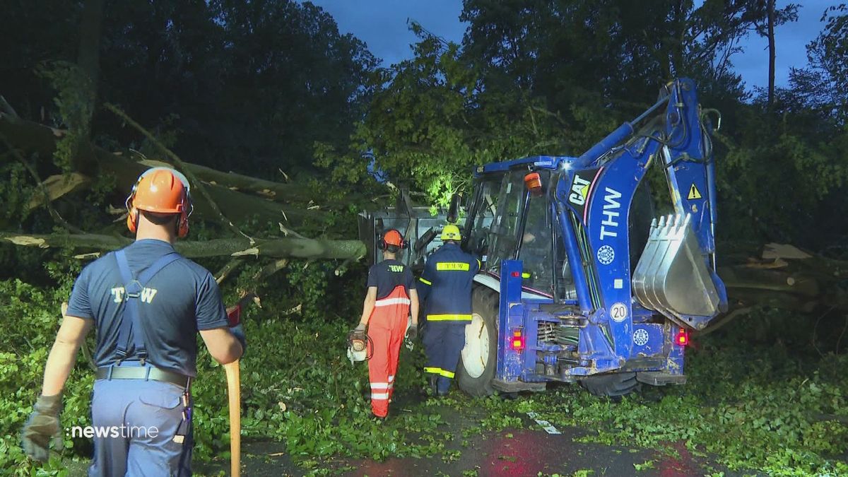 Schwere Unwetter wüten über Deutschland