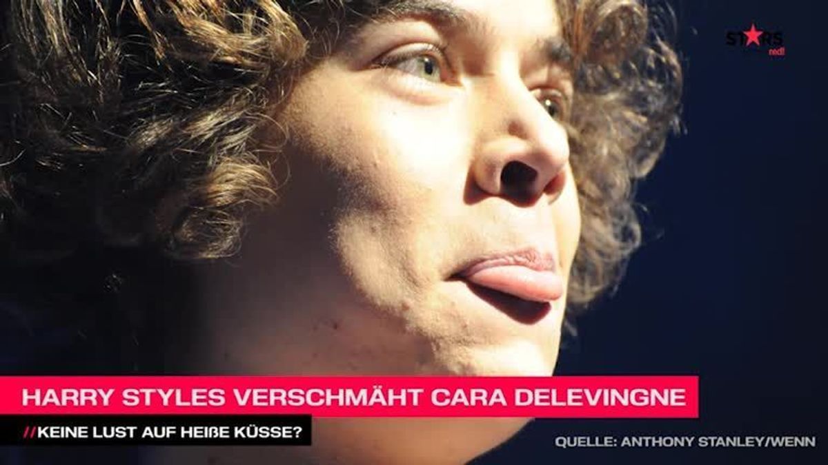 Harry Styles hat keine Lust auf heiße Küsse mit Cara Delevingne