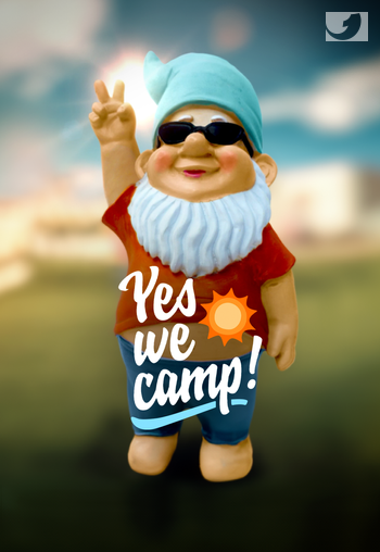 Yes we camp! Image