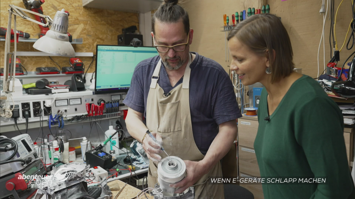 Reparator Lars Gauster VS. Elektrogeräte mit alltags Macken.