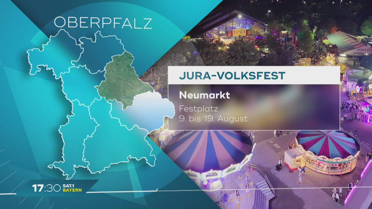 Mein Bayern erleben: Jura-Volksfest bis Laurentimarkt