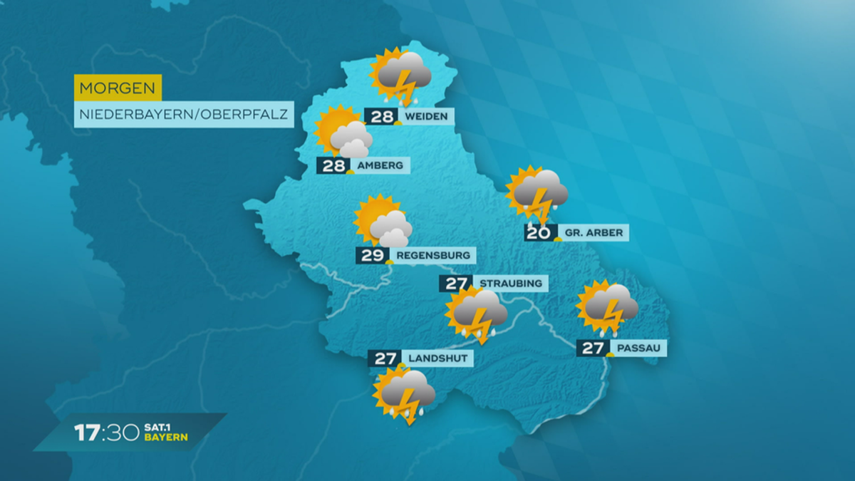 Das Bayern-Wetter vom 25.06.2024: Wolkenloser Himmel