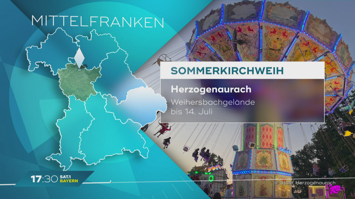 Mein Bayern erleben: Sommerkirchweih bis Weinfest