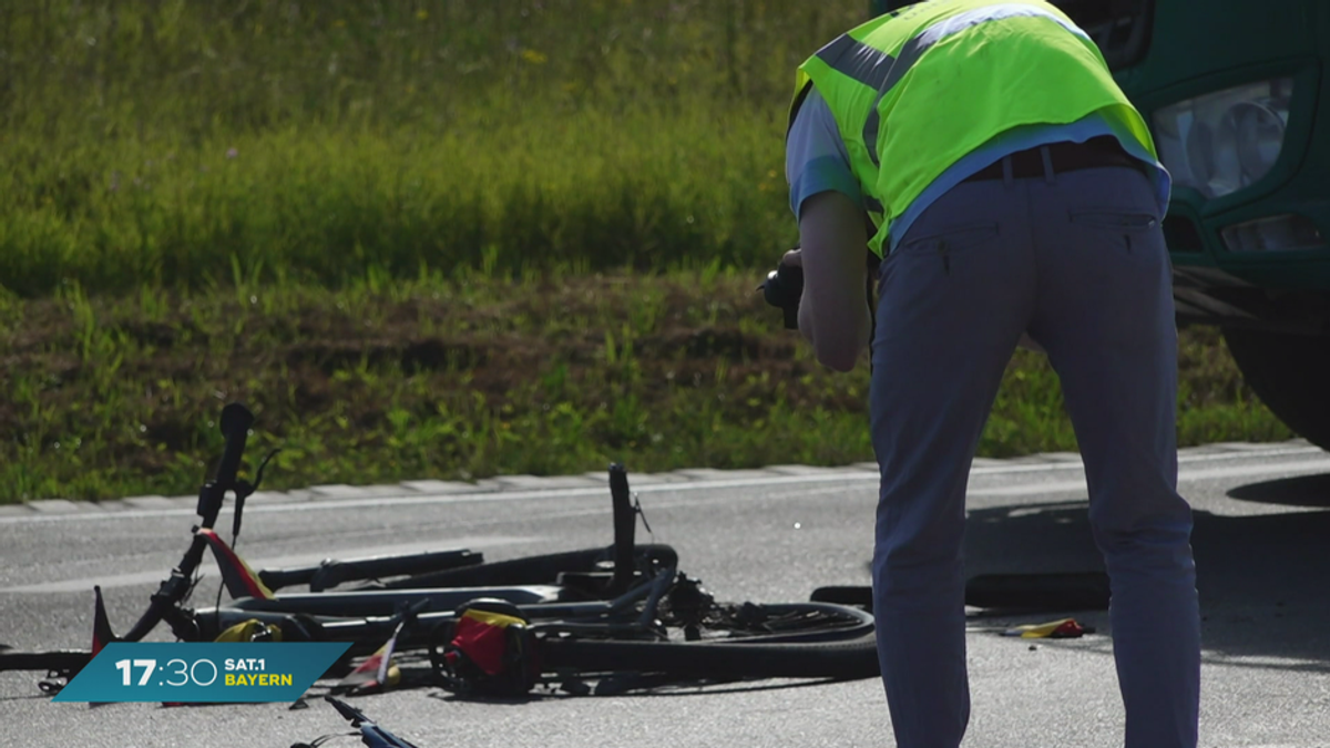 Unfall im Kreisverkehr bei Würzburg: Radfahrer tödlich verunglückt