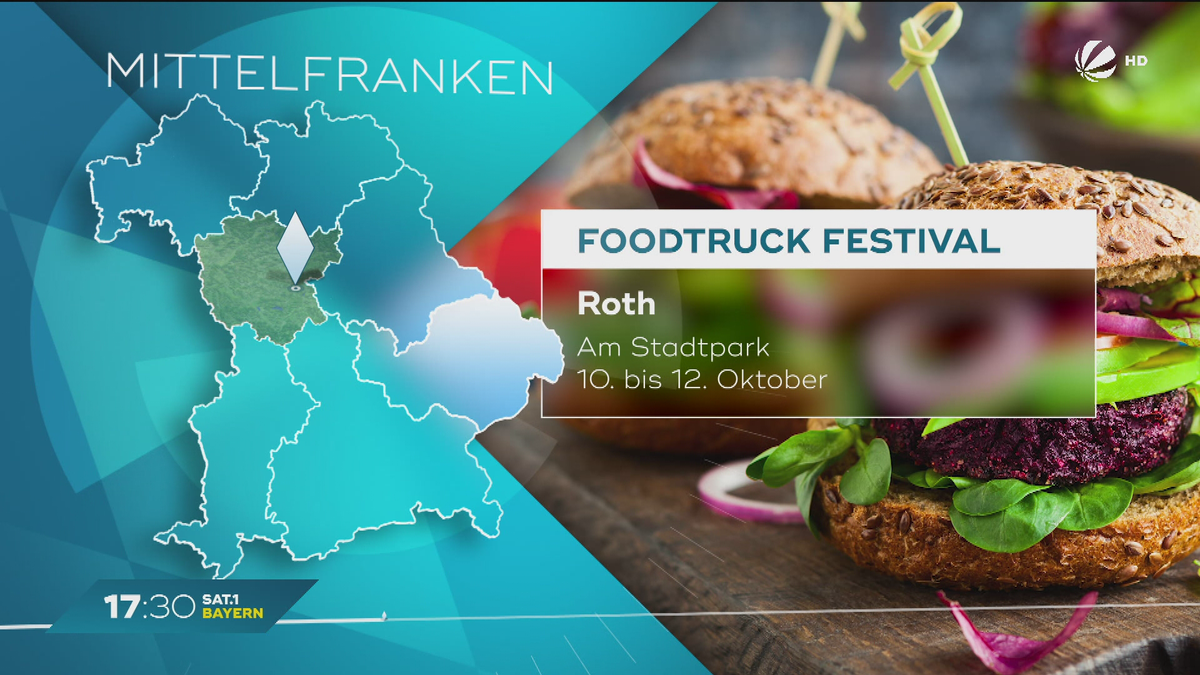 Mein Bayern erleben – Freizeittipps: Foodtruck-Festival bis Apfelmarkt