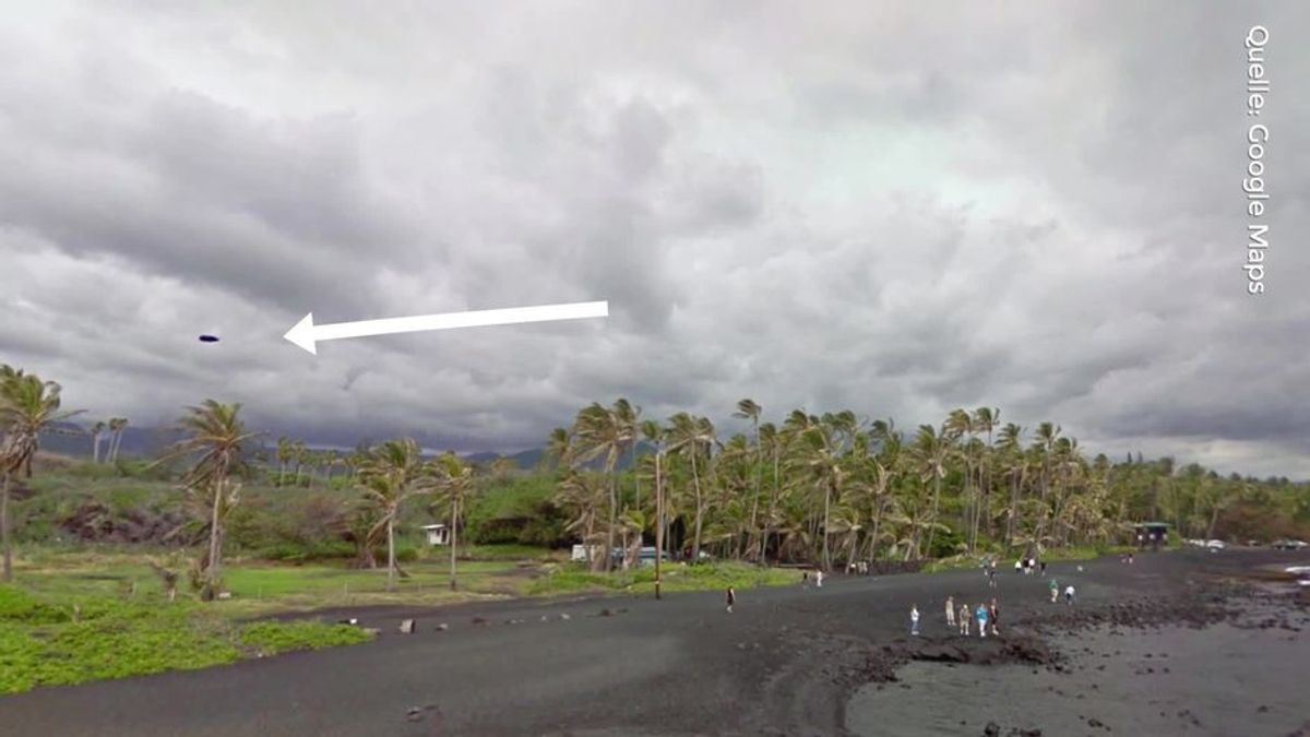 Alien-Jäger entdeckt mysteriöses UFO über dem Vulkan auf Hawaii