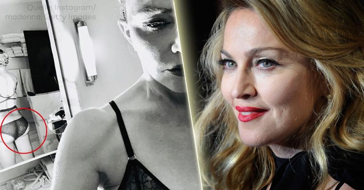 "Nimm die Implantate raus": Madonna schockt mit Dessous-Pic