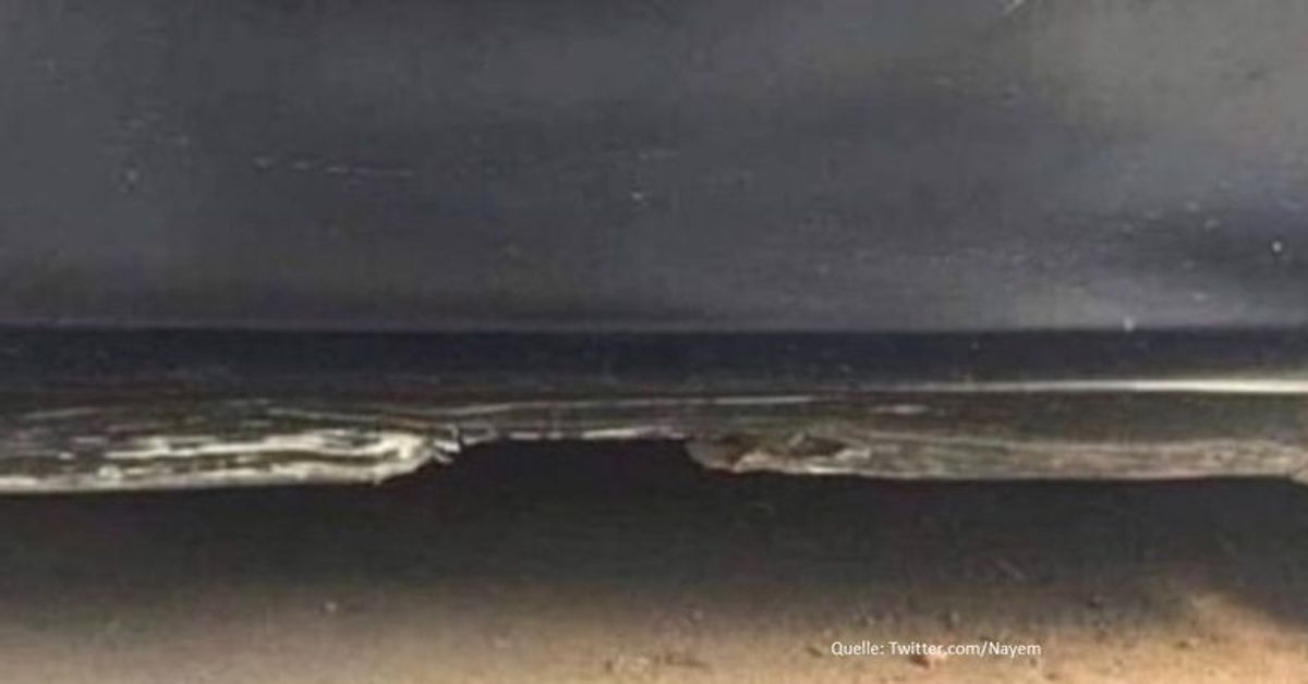 Strand oder Garagentor? Dieses Bild sorgt für große Verwirrung