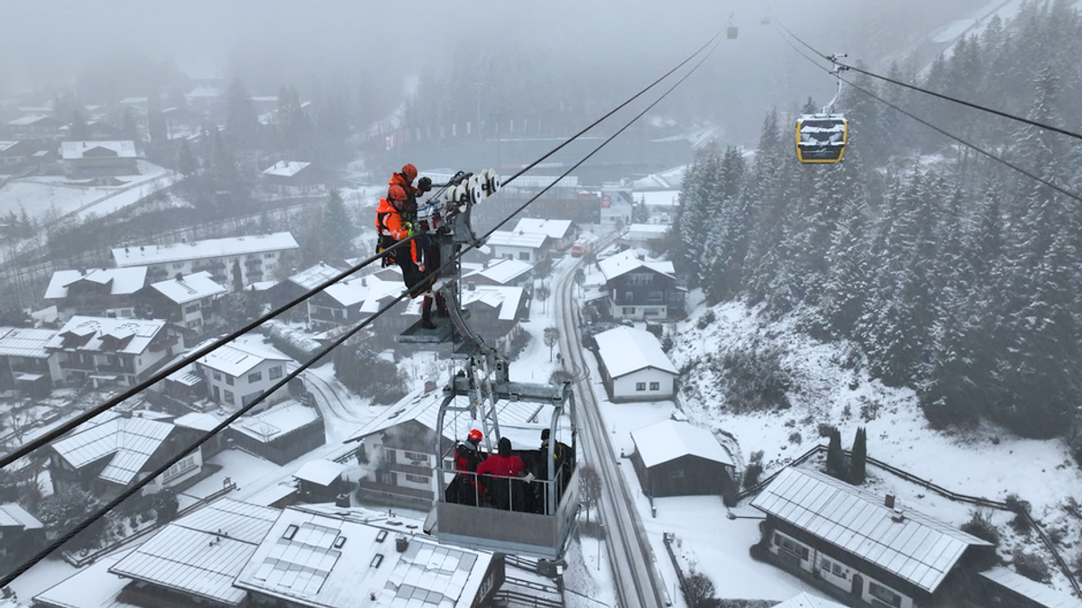 Arbeit in luftiger Höhe: Aus der Sicht eines Seilbahn-Checkers