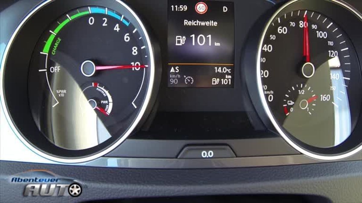 VW e-Golf 0-100 Beschleunigung