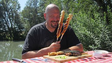 Kalbskoteletts mit Pizzafackeln
