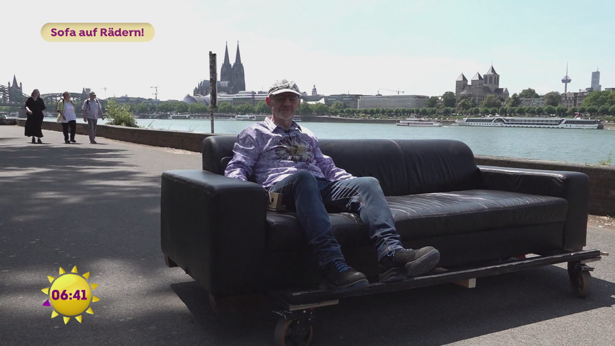 Sofa auf Rädern