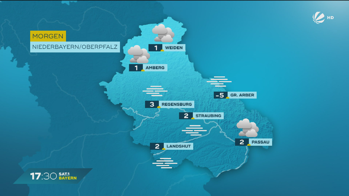 Das Bayern-Wetter am 04.12.2024: Schnee im Freistaat?