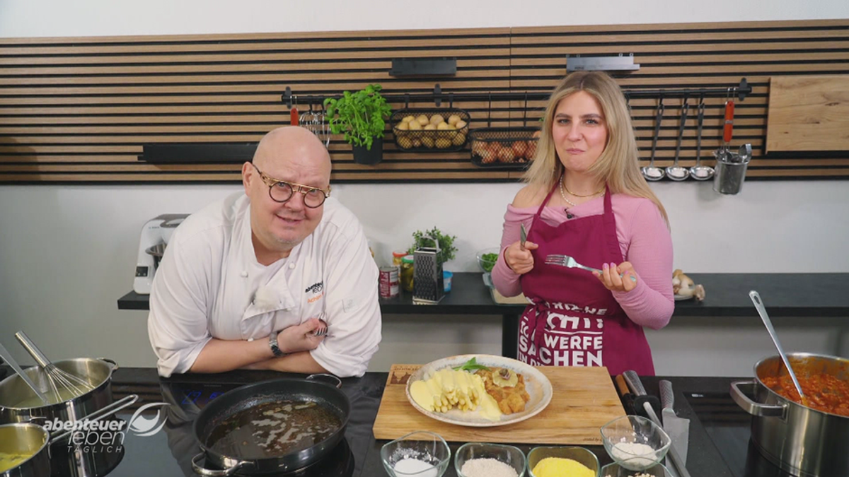 Kalbfleisch leicht gemacht: Mit Achim Müller und Katharina am Herd