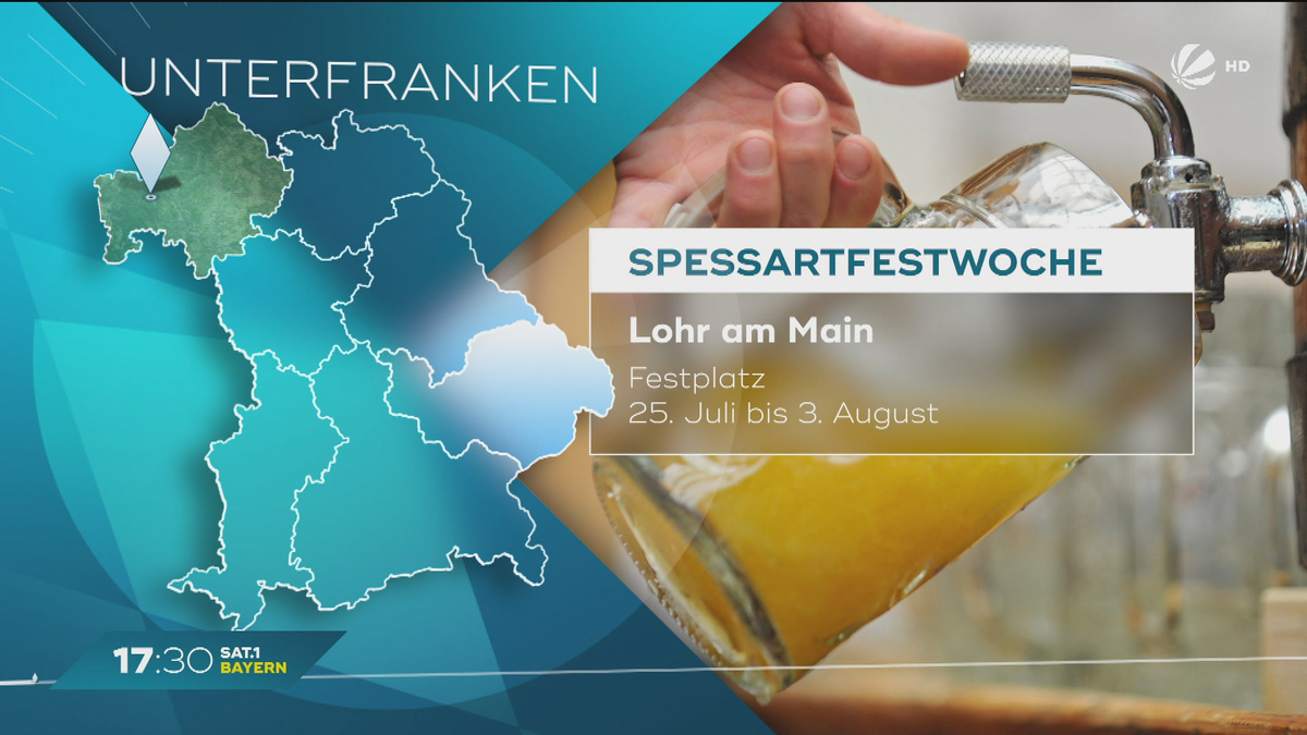 Mein Bayern erleben – Freizeittipps: Spessartfestwoche bis Pichelsteinerfest