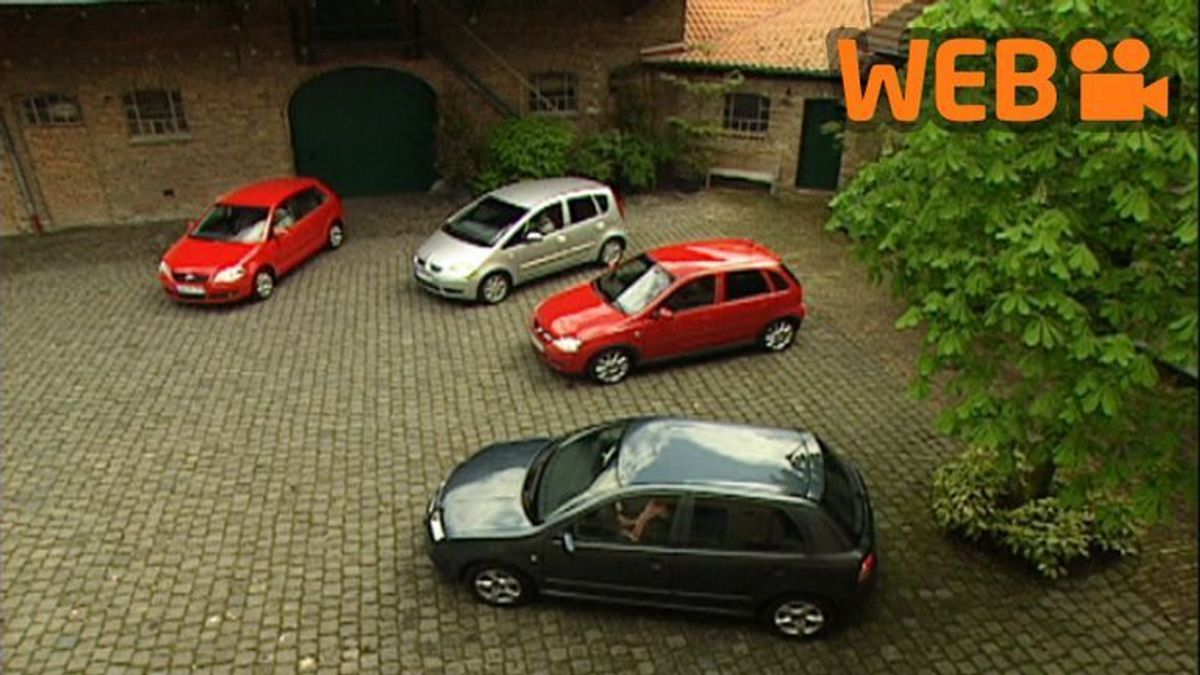 VW Polo, Opel Corsa, Skoda Fabia, Mitsubishi Colt