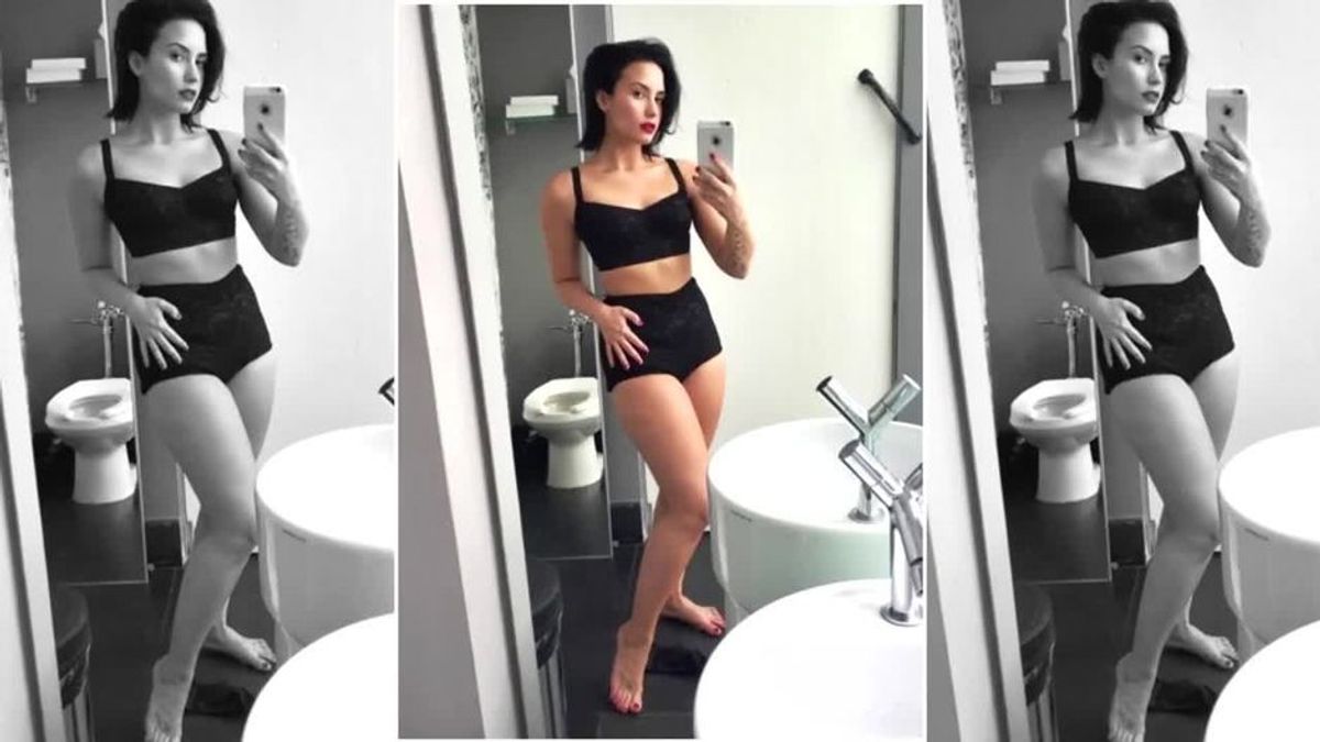 Kurvig und sexy: Demi Lovato punktet mit Hüftspeck
