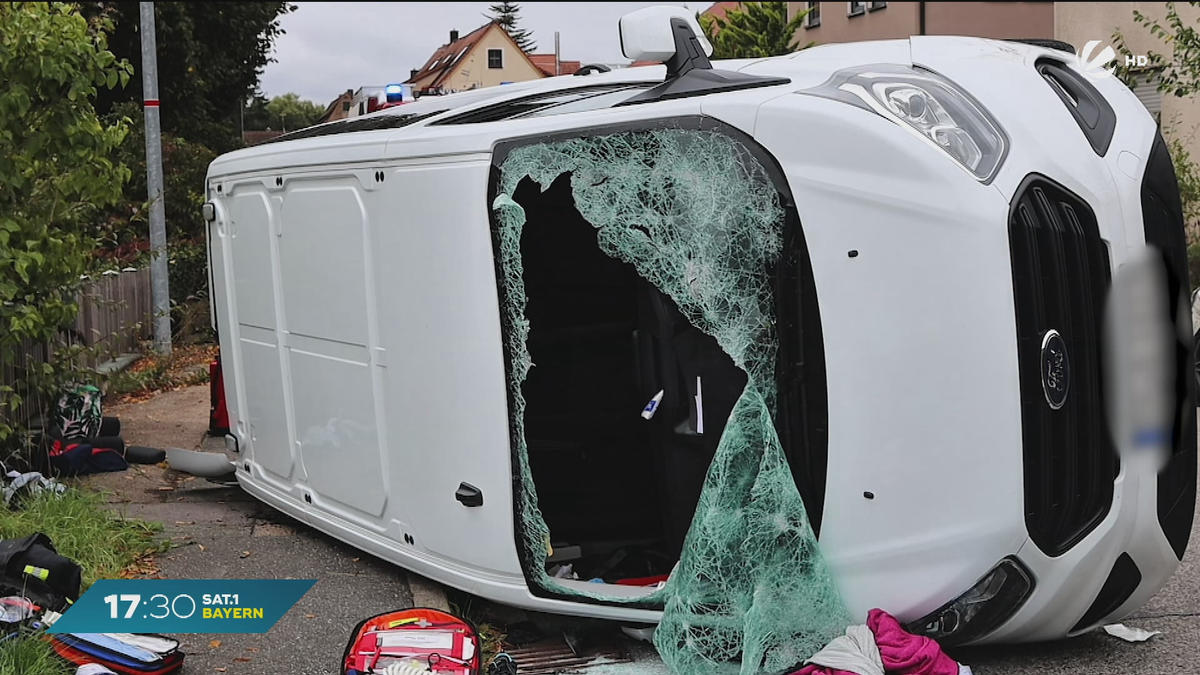 Schulbus-Unfall in Mittelfranken: Vier Kinder leicht verletzt