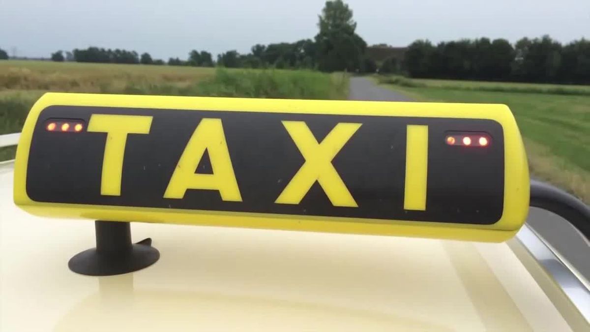 Wenn ihr diese roten LED-Leuchten am Taxi seht, solltet ihr die Polizei rufen