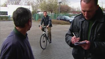 Fieser Fahrraddiebstahl