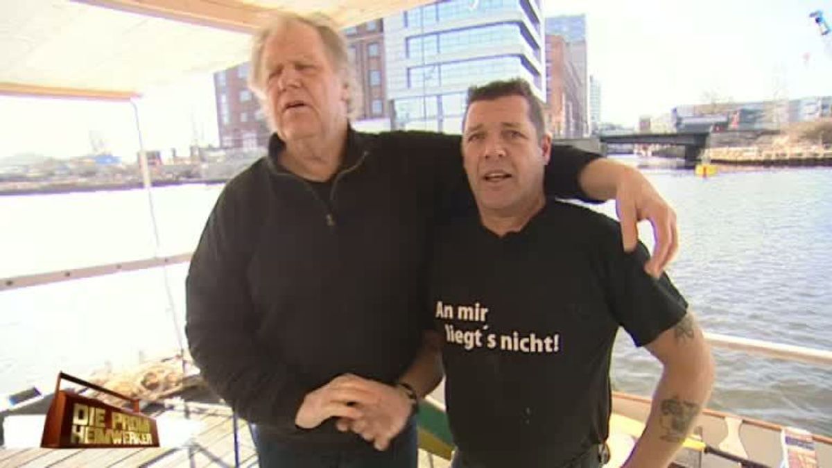 Gunter kriegt was aufs Dach!