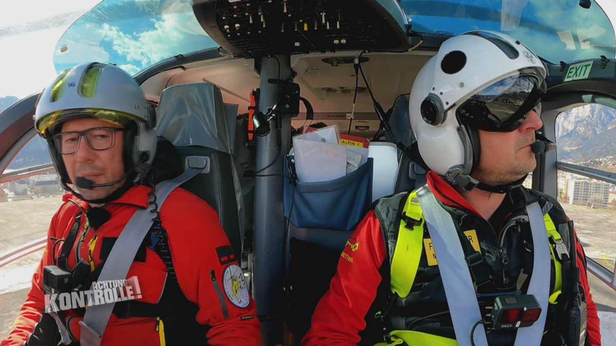 Hubschraubereinsatz für einen bewusstlosen Snowboarder