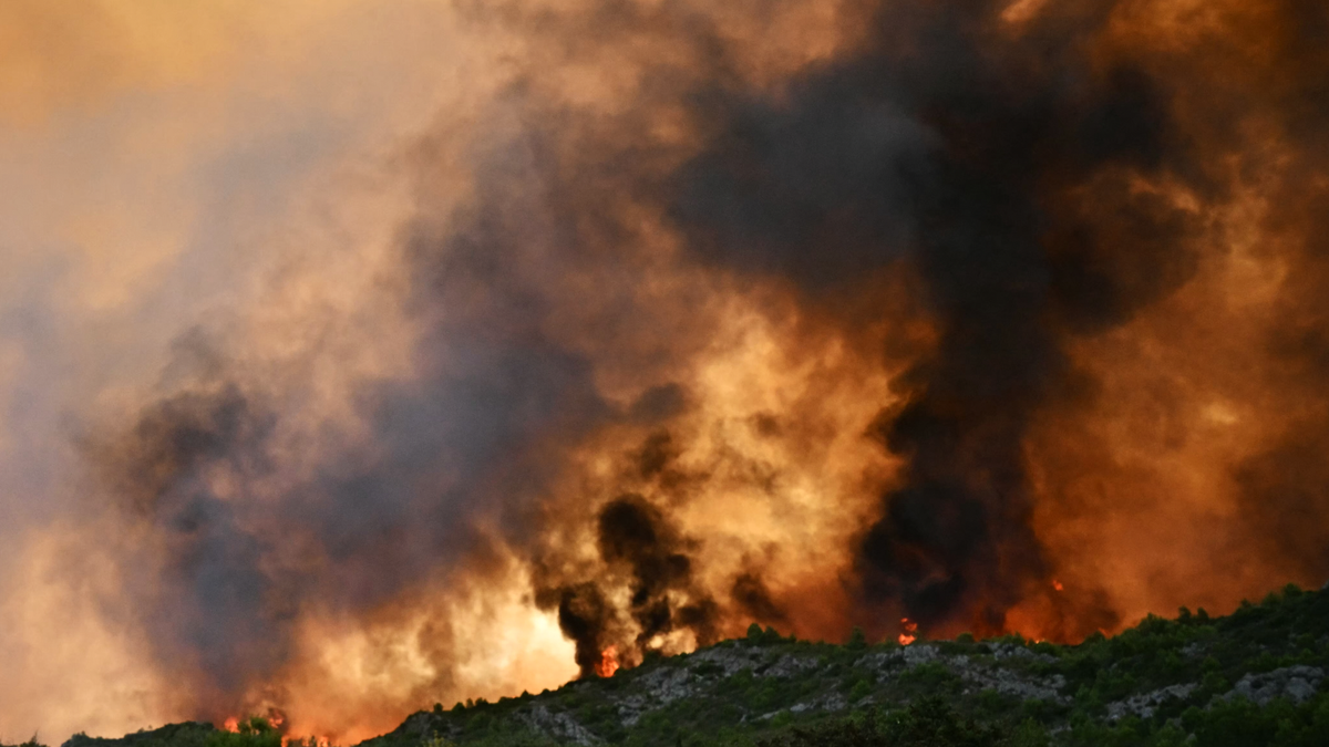 Flammen wüten in Spanien und Frankreich