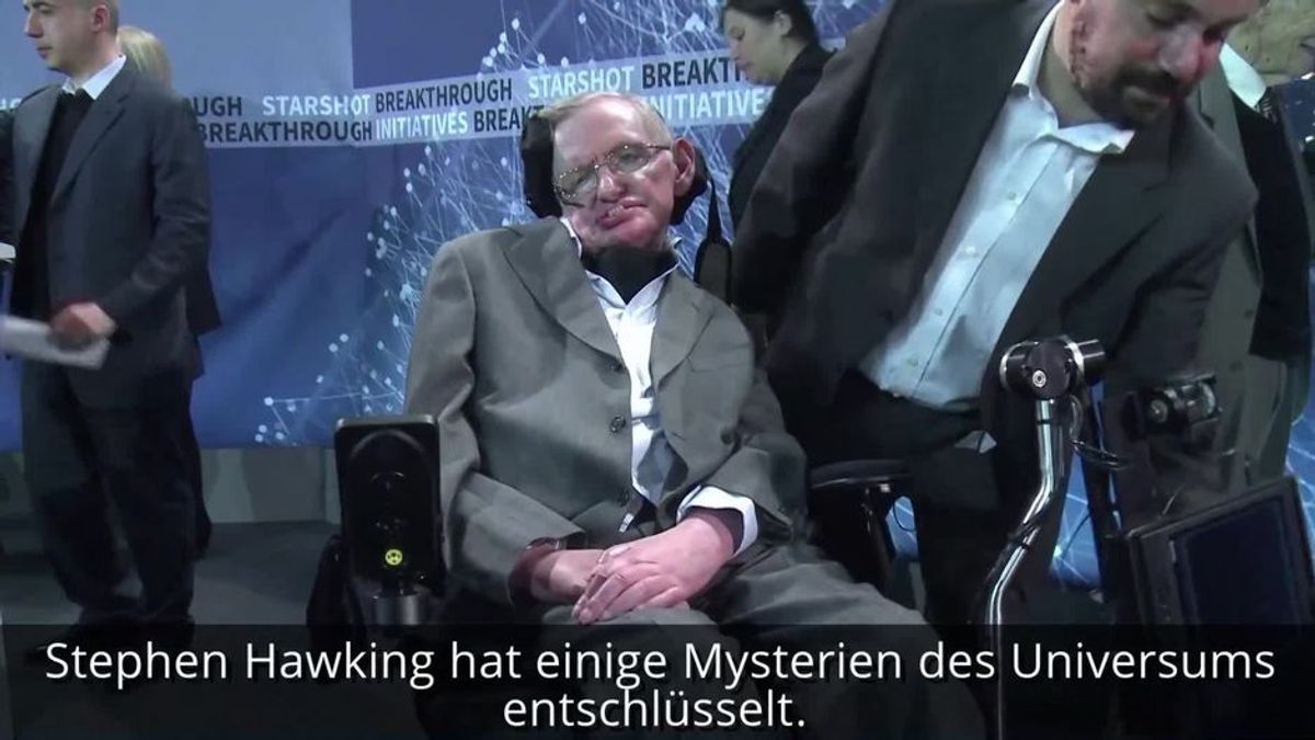 Stephen Hawking: Manuskript kurz vor seinem Tod veröffentlicht
